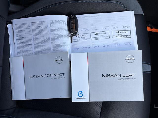 Nissan LEAF Tekna 40 kWh / Stoelverwarming voor en achter / Adaptieve cruise control / Stuurverwarming / Afneembare trekhaak / Navigatie / Bose / Lederen bekleding