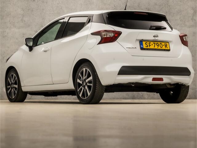 Nissan MICRA 0.9 IG-T N-Connecta (NAVIGATIE, CLIMATE, CAMERA, CRUISE, SPORTSTOELEN, GETINT GLAS, LM VELGEN, NIEUWE APK, NIEUWSTAAT)