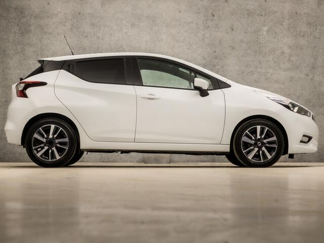 Nissan MICRA 0.9 IG-T N-Connecta (NAVIGATIE, CLIMATE, CAMERA, CRUISE, SPORTSTOELEN, GETINT GLAS, LM VELGEN, NIEUWE APK, NIEUWSTAAT)
