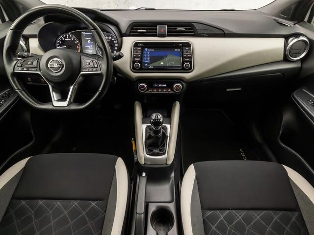 Nissan MICRA 0.9 IG-T N-Connecta (NAVIGATIE, CLIMATE, CAMERA, CRUISE, SPORTSTOELEN, GETINT GLAS, LM VELGEN, NIEUWE APK, NIEUWSTAAT)