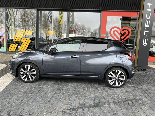 Nissan MICRA 0.9 IG-T Tekna STOELVERWARMING / LICHTMETAAL / 4 SEIZOENEN BANDEN / PARKEERCAMERA + SENSOREN / AIRCO / LEER!