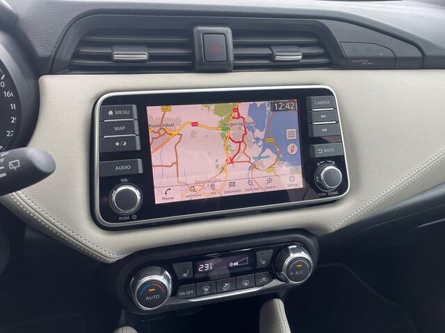 Nissan MICRA 1.0 IG-T Tekna Navigatie, Climate Control, Cruise Control, LED, Bose, 16"Lm, Stoelverwarming,