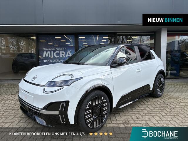 Nissan MICRA ADVANCE 52 kWh Nieuw uit voorraad leverbaar | Navigatiesysteem | Apple CarPlay & Android Auto | Achteruitrijcamera | Parkeersensoren voor- en achter | Climate Control | 10 jaar fabrieksgarantie