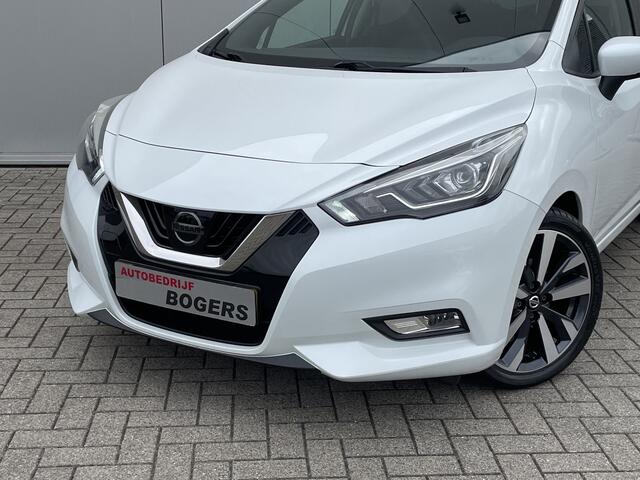 Nissan MICRA 0.9 IG-T Tekna Navigatie, Climate Control, LED Koplampen, Bose, 17"Lm, Stoelverwarming, Keyless, Achteruitrijcamera