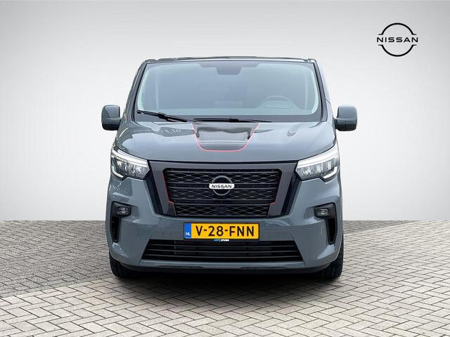 Nissan PRIMASTAR 2.0 dCi L2H1 N-Connecta Black Edition Dubbel Cabine 5-Persoons | Trekhaak | Vol-Leder | 19'' Velgen | LED | Navigatie | Camera | 2x Schuifdeur | Rijklaarprijs! (Ex. BTW/BPM)