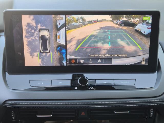 Nissan QASHQAI 1.3 MHEV Xtronic N-Connecta Automaat / HUD / Nieuw Model / Facelift / Design Pack / Cold Pack / Allseason banden / Trekgewicht 1800 kg / Stuur-, Stoel en Voorruitverwarming / Elektrische achterklep /Rondomzicht camera / Adaptief CC /