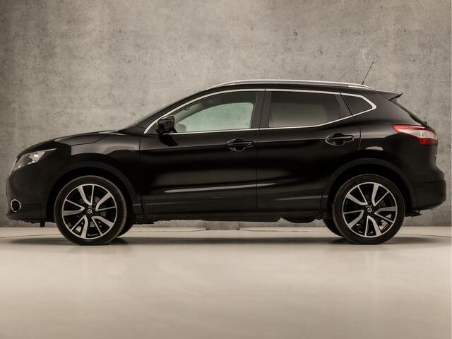 Nissan QASHQAI 1.2 Tekna Sport Automaat (PANORAMADAK, NAVIGATIE, LEDER, STOELVERWARMING, 360 CAMERA, ELEK SPORTSTOELEN, GETINT GLAS, CRUISE, NIEUWE APK, NIEUWSTAAT)