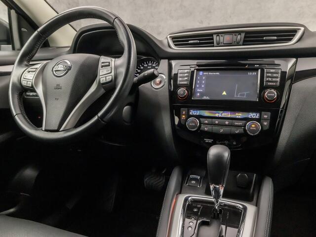 Nissan QASHQAI 1.2 Tekna Sport Automaat (PANORAMADAK, NAVIGATIE, LEDER, STOELVERWARMING, 360 CAMERA, ELEK SPORTSTOELEN, GETINT GLAS, CRUISE, NIEUWE APK, NIEUWSTAAT)