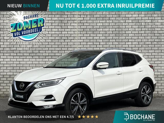 Nissan QASHQAI 1.3 DIG-T Automaat Tekna | Panoramadak | Stoelverwarming | Apple CarPlay / Android Auto | Afneembare trekhaak |