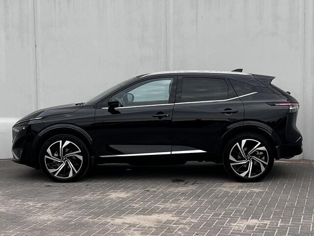 Nissan QASHQAI 1.3 MHEV Xtronic Tekna Plus Automaat / Zeer compleet / 1.800 kg trekgewicht / Facelift / Panorama dak / HUD / Adapt. CC / Elektr. klep / Elektr. stoelen met massagefunctie / Navi / Apple Carplay Android / 20" LM wielen /