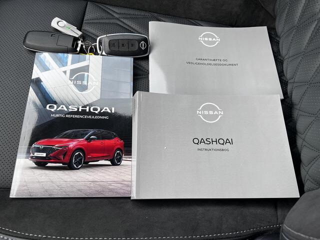 Nissan QASHQAI 1.3 MHEV Xtronic Tekna Plus Automaat / Zeer compleet / 1.800 kg trekgewicht / Facelift / Panorama dak / HUD / Adapt. CC / Elektr. klep / Elektr. stoelen met massagefunctie / Navi / Apple Carplay Android / 20" LM wielen /