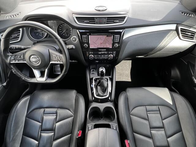 Nissan QASHQAI 1.3 DIG-T Tekna + Automaat / 1.500kg trekgewicht! / Panoramadak / Navigatie / Apple Carplay Android / Leder / Camera 360° / 19" LM wielen / Winterwielenset inclusief /