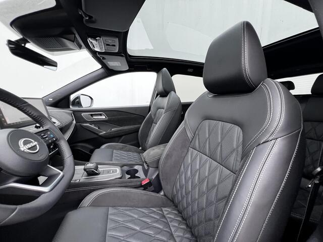 Nissan QASHQAI 1.3 MHEV Xtronic Tekna Plus Automaat / Zeer compleet / 1.800 kg trekgewicht / Facelift / Panorama dak / HUD / Adapt. CC / Elektr. klep / Elektr. stoelen met massagefunctie / Navi / Apple Carplay Android / 20" LM wielen /