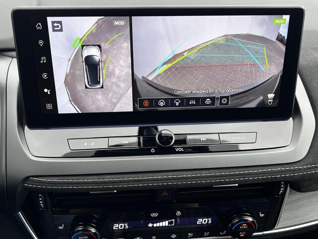 Nissan QASHQAI 1.3 MHEV Xtronic Tekna Plus Automaat / Zeer compleet / 1.800 kg trekgewicht / Facelift / Panorama dak / HUD / Adapt. CC / Elektr. klep / Elektr. stoelen met massagefunctie / Navi / Apple Carplay Android / 20" LM wielen /