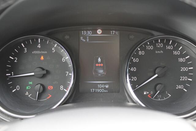Nissan QASHQAI 1.6 Tekna 164pk | incl. 12 maanden garantie | Trekhaak | 360 camera | Cruise | Navigatie | Bluetooth | Climate control | Lane assist | Stoelverwarming | Panoramadak | 19" lmv | Parkeersensoren V+A | Keyless entry + start | Dodehoek detectie |