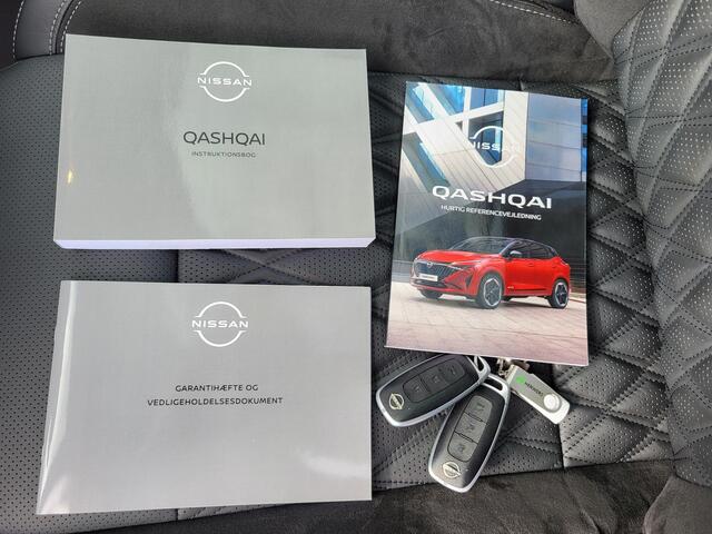 Nissan QASHQAI 1.3 MHEV Xtronic Tekna Plus / Zeer compleet / 1.800 kg trekgewicht / Facelift / Panorama dak / HUD / Adapt. CC / Elektr. klep / Elektr. stoelen met massagefunctie / Navi / Apple Carplay Android / 20" LM wielen /