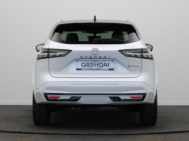 Nissan QASHQAI N-Design + Panoramisch glazen dak + Cold Pack e-Power 190 | 12.3" TFT digitale cockpit | Audiosysteem met DAB, Apple Carplay & Android Auto, USB-aansluiting, stuurwielbediening en 6 luidsprekers | Blind Spot Warning & Intervention (BSW + BSI)