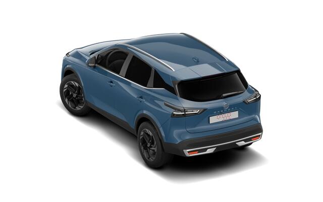 Nissan QASHQAI N-Connecta + Panoramisch glazen dak + Cold Pack e-Power 190 | 12.3" TFT digitale cockpit | Audiosysteem met DAB, Apple Carplay & Android Auto, USB-aansluiting, stuurwielbediening en 6 luidsprekers | Blind Spot Warning & Intervention (BSW + BSI)