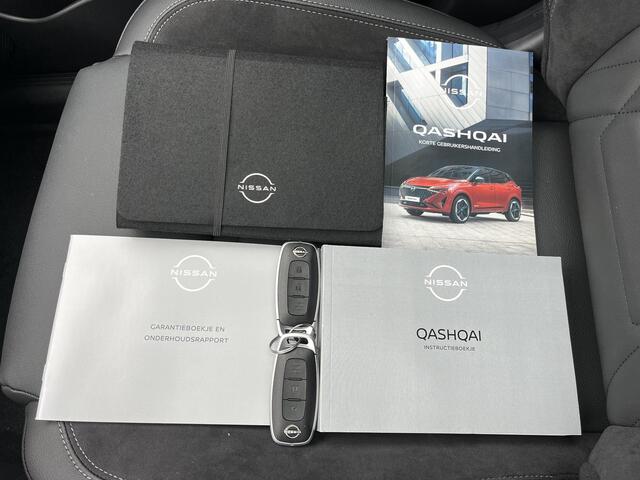 Nissan QASHQAI 1.5 e-Power N-Design / NIEUW uit voorraad leverbaar! / Panoramadak / 360° Camera / Apple Carplay & Android Auto / Navigatie full map / Stuur- en Stoelverwarming / Voorruit Verwarming / Keyless Entry & Start / Adaptieve Cruise Control / Climate Control / A