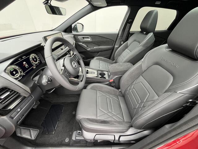 Nissan QASHQAI 1.5 e-Power N-Design / NIEUW uit voorraad leverbaar! / Panoramadak / 360° Camera / Apple Carplay & Android Auto / Navigatie full map / Stuur- en Stoelverwarming / Voorruit Verwarming / Keyless Entry & Start / Adaptieve Cruise Control / Climate Control / A