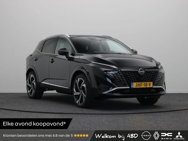 Nissan QASHQAI 1.3 MHEV Xtronic Tekna Plus | Stoel/Stuur en voorruitverwarming | Panoramadak | Stoel Massage | Lederen bekleding |