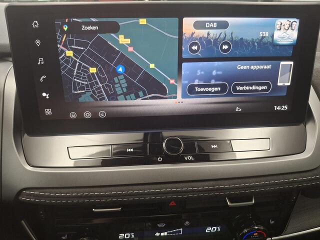 Nissan QASHQAI 1.3 MHEV Xtronic Tekna Plus / 1800kg Trekgewicht / Panoramadak / Lederen Bekleding / Bose Audio / Elektrische Stoelen met Geheugen / Google Maps Navigatie / Stoel- en Stuurverwarming / Verwarmde Voorruit / 360 Graden Camera /