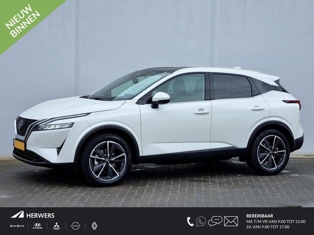 Nissan QASHQAI 1.3 MHEV Tekna / Trekhaak ( 1.400 kg ) / Apple carplay / Android auto / Cold pack / Panoramadak / Elektrische kofferbak / Head-up Display /