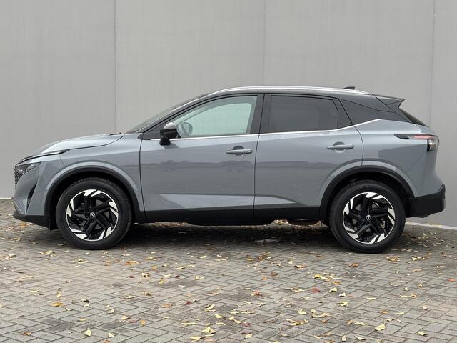 Nissan QASHQAI 1.3 MHEV Xtronic N-Connecta Automaat / Nieuw model / Facelift / Cold Pack / Pack Easy / Allseason banden / Elektrische Achterklep / Apple Carplay Android Auto / Rondomzicht camera / Adaptief CC / Stuur-, Stoel en Voorruitverwarming /