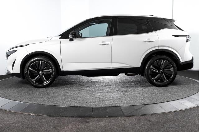 Nissan QASHQAI 1.3 MHEV 158 PK Xtronic Tekna Plus - Automaat (Nw. Model) | Cold Pack | Pano | Leder/Alcant. | Dig. Cockpit | Adapt. Cruise | Stoel-+Stuurverw. | 360 Camera | Bose | NAV + App. Connect | Auto. Airco | LM 19" | Elek. Klep | 1544