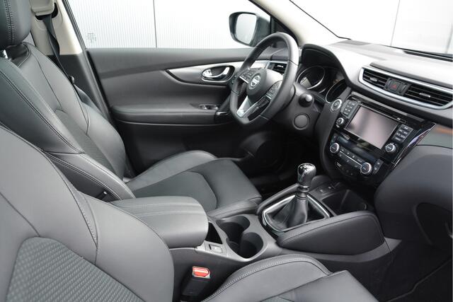 Nissan QASHQAI 1.2 Tekna Navigatie, Panoramadak, Trekhaak, 19"Lm, Half Leder, 360 Camera, LED, Climate Conttrol
