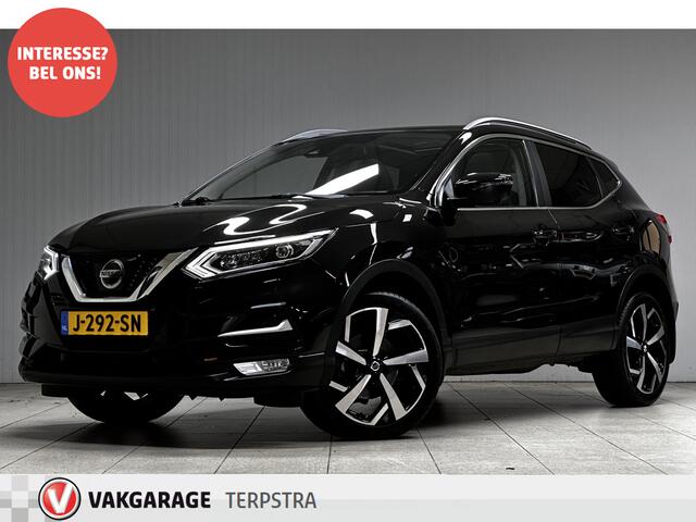 Nissan QASHQAI 1.2 Tekna +/ Facelift!/ Automaat/ Trekhaak/ 19'' LMV/ 360° Camera/ LED Koplampen/ Lane-Assist./ DAB+/ Stoelverw./ Keyless/ Elek. Stoel(en) + Memory/ Voorruitverw./ Extra getint glas/ Dode-Hoek DET.