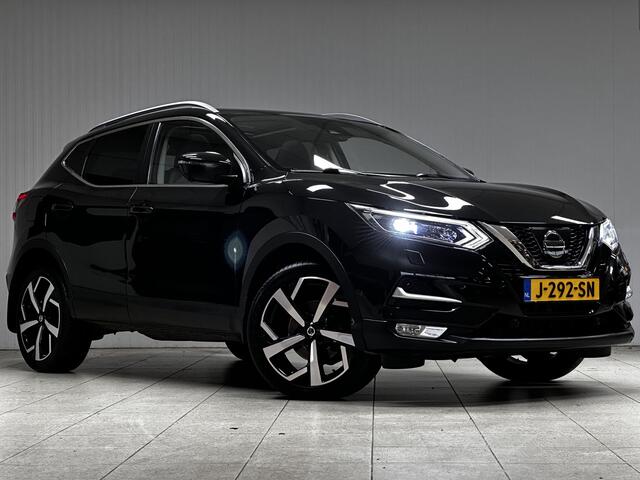 Nissan QASHQAI 1.2 Tekna +/ Facelift!/ Automaat/ Trekhaak/ 19'' LMV/ 360° Camera/ LED Koplampen/ Lane-Assist./ DAB+/ Stoelverw./ Keyless/ Elek. Stoel(en) + Memory/ Voorruitverw./ Extra getint glas/ Dode-Hoek DET.