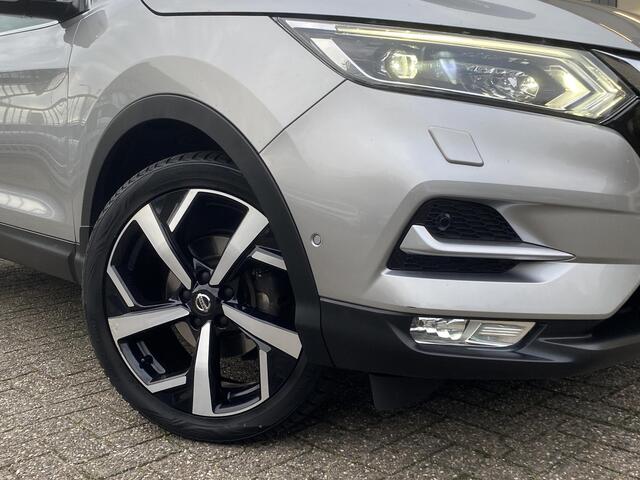 Nissan QASHQAI 1.3 DIG-T Tekna + / Automaat / Vol-Leder / Panodak / Elektr.-Stoelen met Geheugen / Stoelverwarming / 360°-Camera / Bose-Premium Audio / Cruise-Control / Climate-Control / Apple-Carplay & Android-Auto / Keyless / LED / DAB Radio-Bluetooth / Navi / PDC V+A