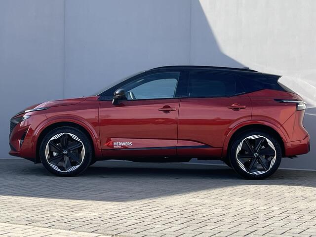 Nissan QASHQAI 1.5 ePower N-Design / Panoramadak / 360° Camera / Apple Carplay & Android Auto / Navigatie full map / Stuur- en Stoelverwarming / Voorruit Verwarming / Keyless Entry & Start / Adaptieve Cruise Control / Climate Control / Alcantara Bekleding /
