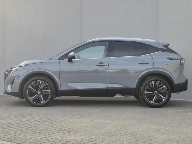 Nissan QASHQAI 1.3 MHEV Xtronic Tekna Automaat / Nieuw Model / Facelift / Fabrieksgarantie tot 04-2028 / HUD / Trekgewicht 1800 kg / Cold Pack / Rondomzicht camera / Elektrische achterklep / Apple Carplay Android Auto / Stuur-, Stoel en Voorruit verwarming /