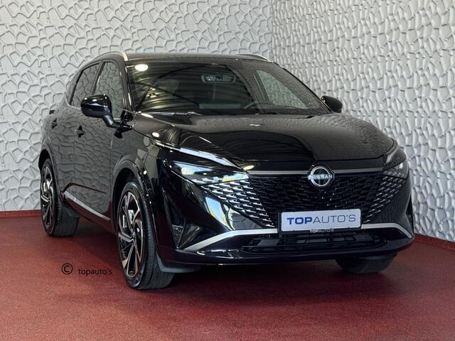 Nissan QASHQAI 1.3 MHEV 160PK 20''LMV LEER PANO MASSAGE TEKNA PLUS BOSE STOEL/STUUR/RUIT VERW MATRIX.LED ELEK.KLEP HEADUP 20''LMV GOOGLE NAVI 03/2025