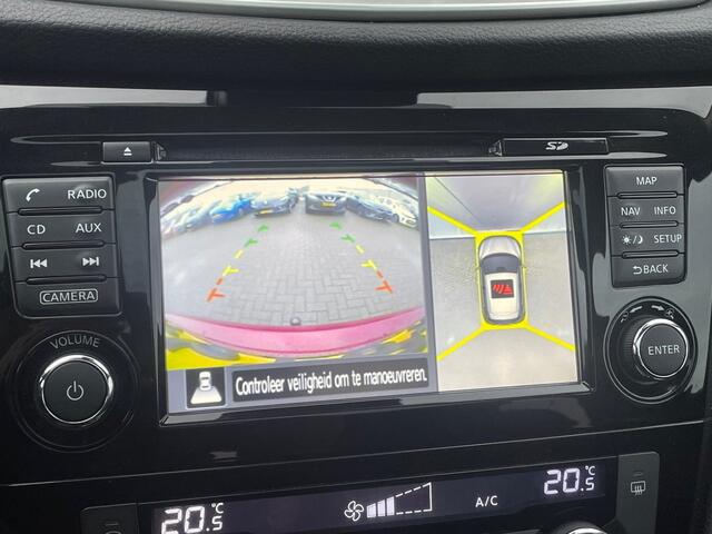Nissan QASHQAI 1.6 DIG-T N-Connecta 163 Pk Navigatie, Panoramadak, Trekhaak, 360 Camera, Climate Control, Cruise Control, 18"Lm