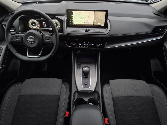 Nissan QASHQAI 1.3 MHEV Xtronic N-Connecta Automaat / Fabrieksgarantie tot 03-2028 / Facelift / Cold pack / Pack Easy / Allseason banden / HUD / Panoramadak / Elektrische achterklep / Trekgewicht 1800 kg / Rondomzicht camera /