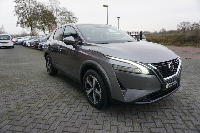 Nissan QASHQAI 1.3 MHEV 158PK XTRONIC TEKNA LUXE KEURIGE NETTE STAAT 360CAMERA PANORAMADAK ZWARTE HEMEL ANDROID-APPLECARPLAY NAVI CLIMA ADAPTIEVE CRUISE PDC V+A 18INCH LEDER KEYLESS FULL LED ENZ...