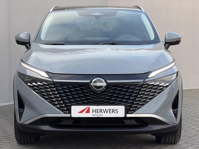 Nissan QASHQAI 1.3 MHEV Xtronic N-Connecta / Fabrieksgarantie tot 03-2028 / Panoramadak / ACC Cruise / 360° Camera / Cold Pack / Head-up display / Elek. Klep / DAB / All Season / Keyless /