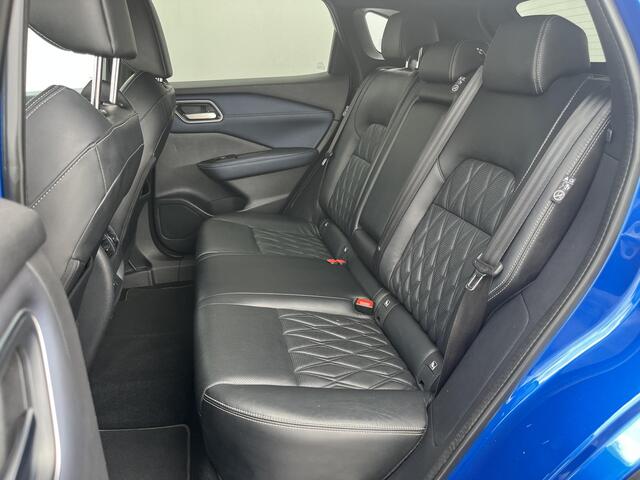 Nissan QASHQAI 1.3 MHEV Xtronic Tekna Plus Automaat / Cold pack / Panoramadak / HUD / Stuur-, Stoel en voorruitverwarming / Rondomzicht camera / Voorstoelen met massage / Elektrische achterklep / Adaptief CC / Apple Carplay Android Auto /