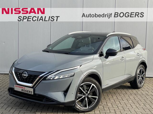 Nissan QASHQAI 1.5 e-Power Tekna Automaat Navigatie, Panoramadak, LED, Leder, 360 Camera, Head Up Display, 19"Lm, Adaptive Cruise Control