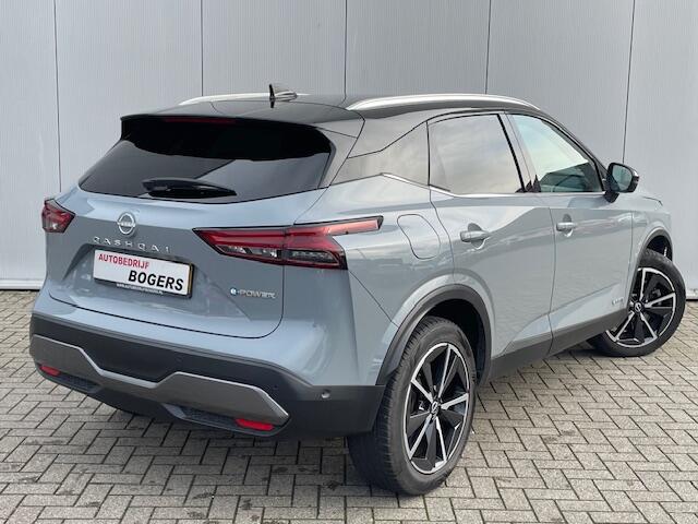 Nissan QASHQAI 1.5 e-Power Tekna Automaat Navigatie, Panoramadak, LED, Leder, 360 Camera, Head Up Display, 19"Lm, Adaptive Cruise Control