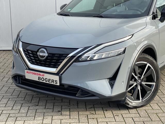 Nissan QASHQAI 1.5 e-Power Tekna Automaat Navigatie, Panoramadak, LED, Leder, 360 Camera, Head Up Display, 19"Lm, Adaptive Cruise Control