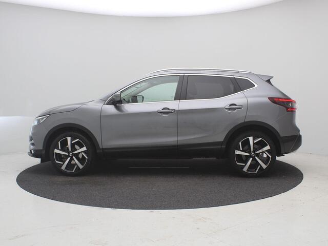 Nissan QASHQAI 1.3 DIG-T Tekna / Automaat / Trekhaak / 1500kg Trekgewicht / GROOT Glazendak / Stoelverwarming / Elektrisch Verstelbare Stoel / Dealeronderhouden / LMV / 360 Camera /
