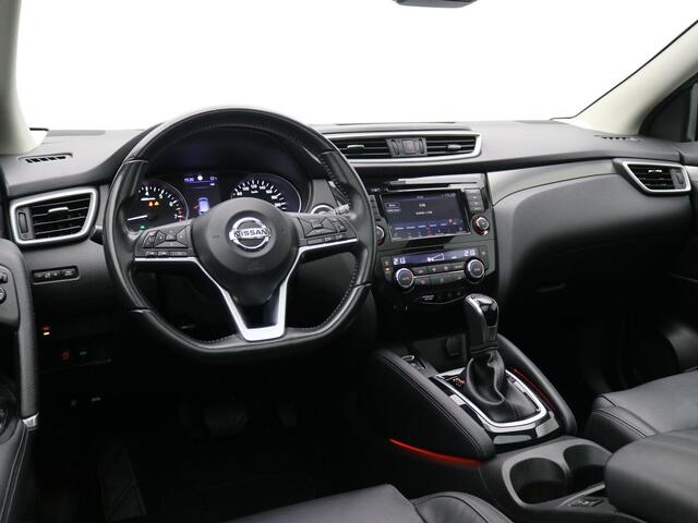 Nissan QASHQAI 1.3 DIG-T Tekna / Automaat / Trekhaak / 1500kg Trekgewicht / GROOT Glazendak / Stoelverwarming / Elektrisch Verstelbare Stoel / Dealeronderhouden / LMV / 360 Camera /