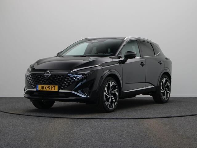 Nissan QASHQAI 158pk MHEV Xtronic Tekna Plus | Lederen bekleding | Elektrisch verstelbare voorstoelen | Stoel, stuur en voorrruit verwarming | Panoramadak | BOSE Audio |