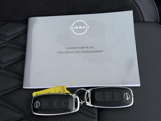 Nissan QASHQAI 1.3 MHEV Xtronic Tekna Plus / Fabrieksgarantie tot 07-2028 / Panoramadak / HUD / ACC Cruise / 360° Camera / BOSE / Alcantara & Lederen bekleding / Elektr. Stoelen + Memory / Massage Functie / Elektr. Klep / DAB /