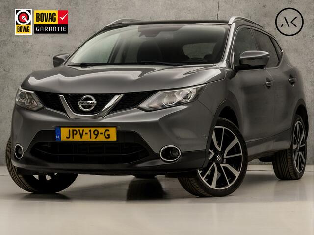 Nissan QASHQAI 1.2 N-Vision (NAVIGATIE, PANORAMADAK, 360 CAMERA, STOELVERWARMING, LEDEREN SPORTSTOELEN, NIEUWE APK, NIEUWSTAAT)