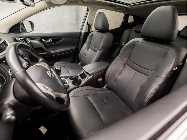 Nissan QASHQAI 1.2 N-Vision (NAVIGATIE, PANORAMADAK, 360 CAMERA, STOELVERWARMING, LEDEREN SPORTSTOELEN, NIEUWE APK, NIEUWSTAAT)